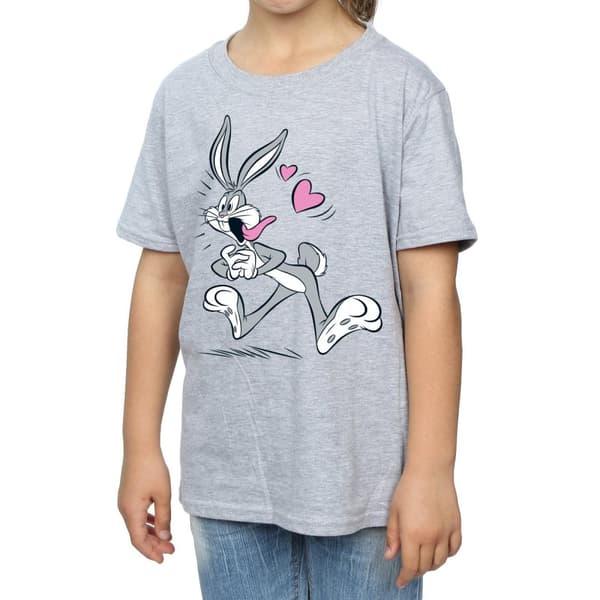 Looney Tunes T-shirt i bomull för flickor Bugs Bunny In Love