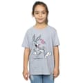 Miniatyrbild 2 av 5: Looney Tunes T-shirt i bomull för flickor Bugs Bunny In Love