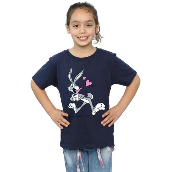 Looney Tunes T-shirt i bomull för flickor Bugs Bunny In Love