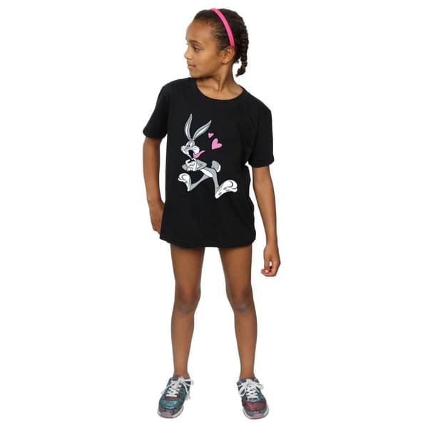 Looney Tunes T-shirt i bomull för flickor Bugs Bunny In Love