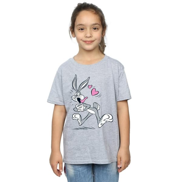 Looney Tunes T-shirt i bomull för flickor Bugs Bunny In Love