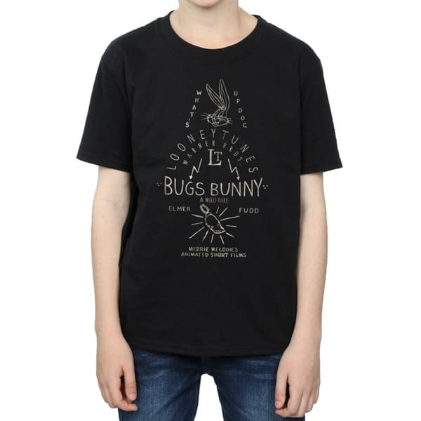 Looney Tunes Boys Bugs Bunny A Wild Hare T-Shirt