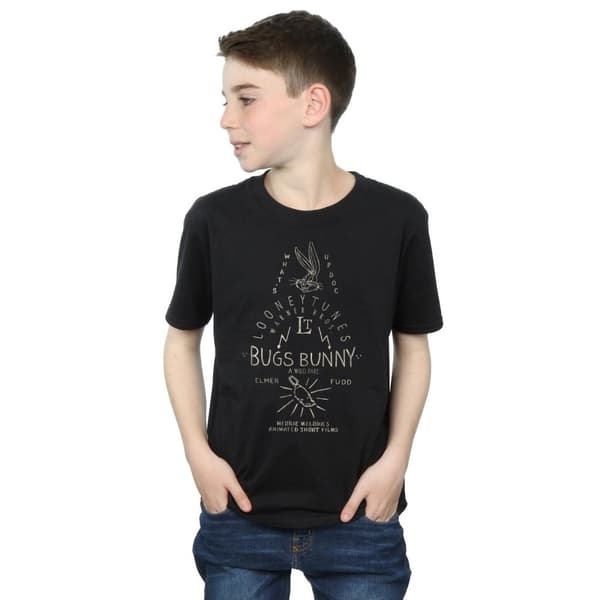 Looney Tunes Boys Bugs Bunny A Wild Hare T-Shirt
