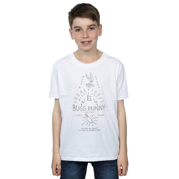 Looney Tunes Boys Bugs Bunny A Wild Hare T-Shirt