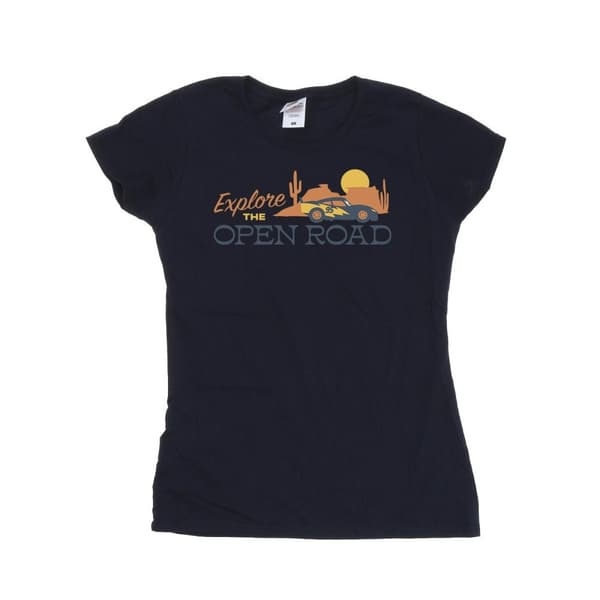 Disney Womens/Ladies Cars Explore The Open Road Cotton T-Shirt