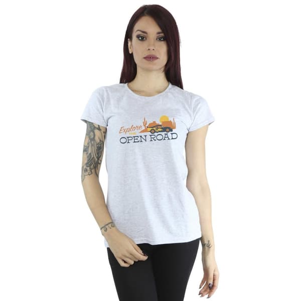 Disney Womens/Ladies Cars Explore The Open Road Cotton T-Shirt
