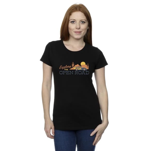 Disney Womens/Ladies Cars Explore The Open Road Cotton T-Shirt