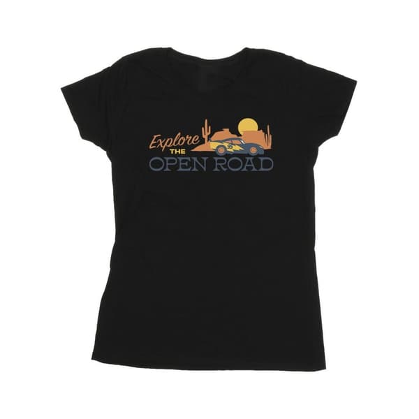 Disney Womens/Ladies Cars Explore The Open Road Cotton T-Shirt