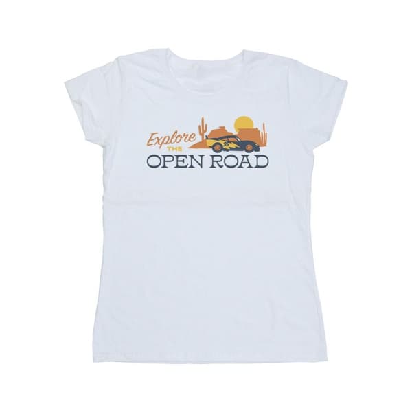 Disney Womens/Ladies Cars Explore The Open Road Cotton T-Shirt