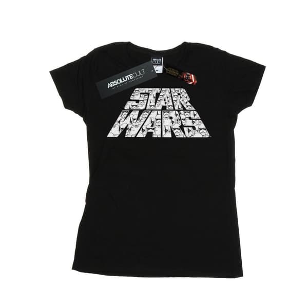 Star Wars: The Rise of Skywalker Dam/Tjej Star Wars The Rise Of Skywalker Trooper T-shirt med fylld logotyp i bomull