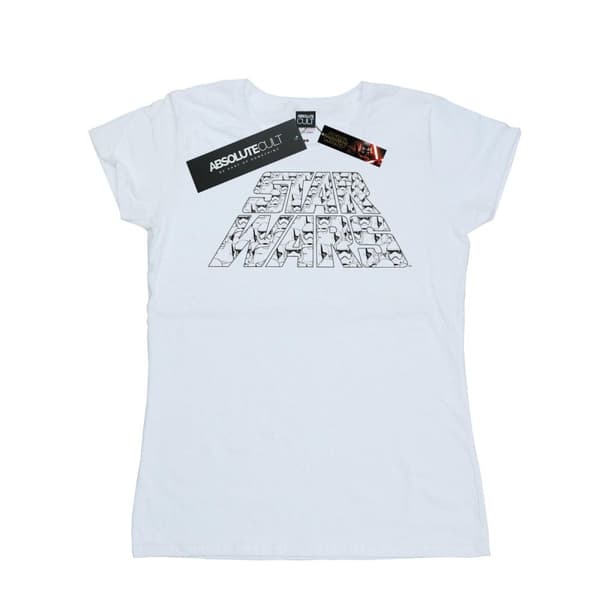Star Wars: The Rise of Skywalker Dam/Tjej Star Wars The Rise Of Skywalker Trooper T-shirt med fylld logotyp i bomull