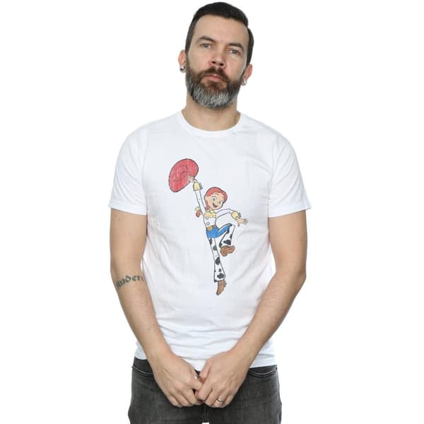 Disney Toy Story 4 Jessie Jump Pose - T-shirt för herrar