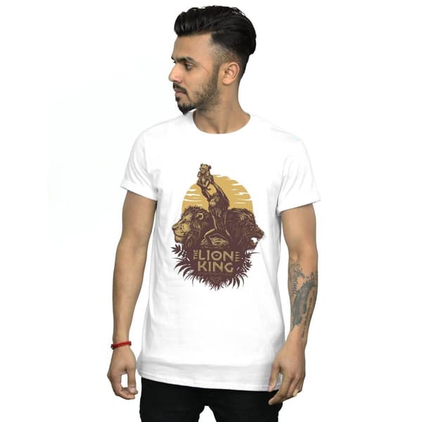 Disney Mens The Lion King Movie Sunrise Collage T-Shirt