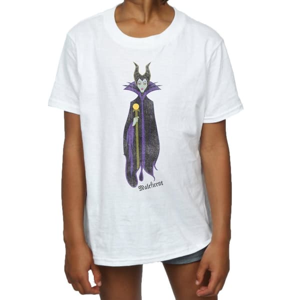 Disney Törnrosa Classic Maleficent T-shirt i bomull för flickor