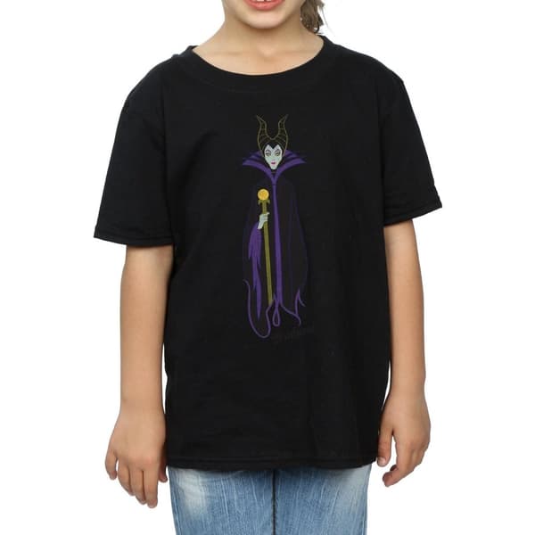 Disney Törnrosa Classic Maleficent T-shirt i bomull för flickor