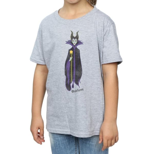 Disney Törnrosa Classic Maleficent T-shirt i bomull för flickor