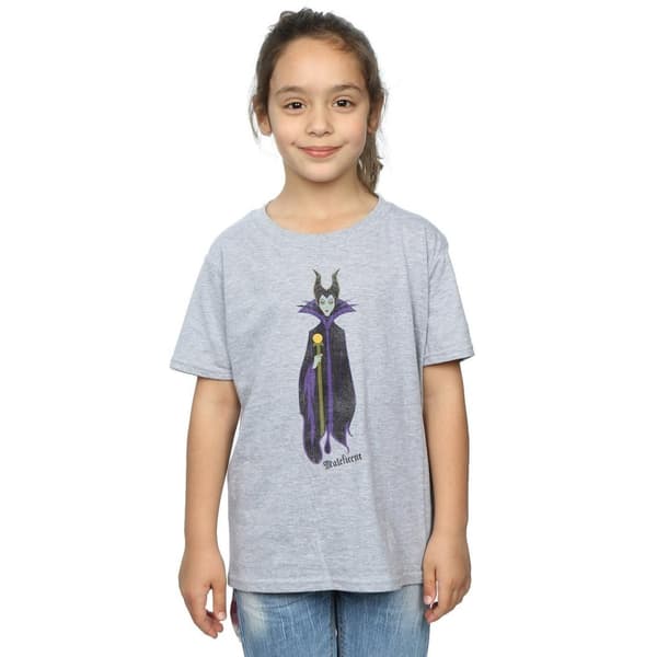 Disney Törnrosa Classic Maleficent T-shirt i bomull för flickor