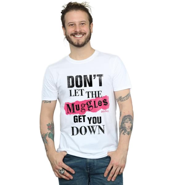 Harry Potter Mens Muggles Clippings T-Shirt