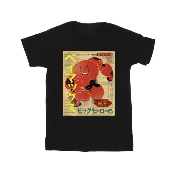 Disney Boys Big Hero 6 Baymax Baymax Newspaper T-Shirt