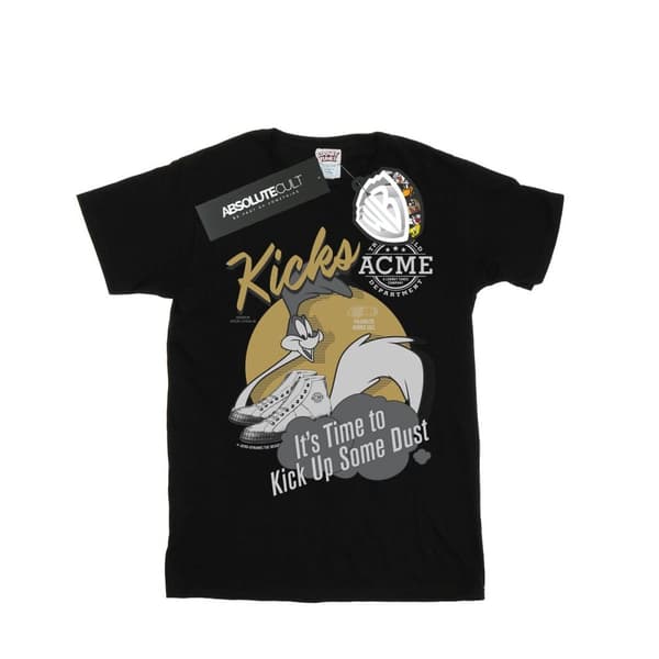 Looney Tunes Road Runner Kicks T-shirt för pojkar Black 7-8 Years