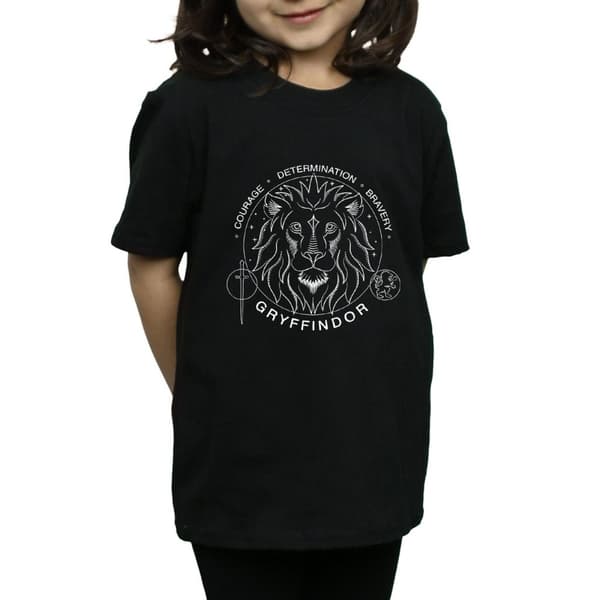 Harry Potter Gryffindor Seal T-shirt i bomull för flickor