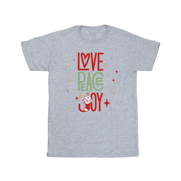 Disney Boys The Aristocats Marie Love Peace Joy T-Shirt