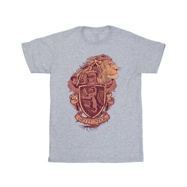 Harry Potter Gryffindor Sketch Crest T-shirt för pojkar