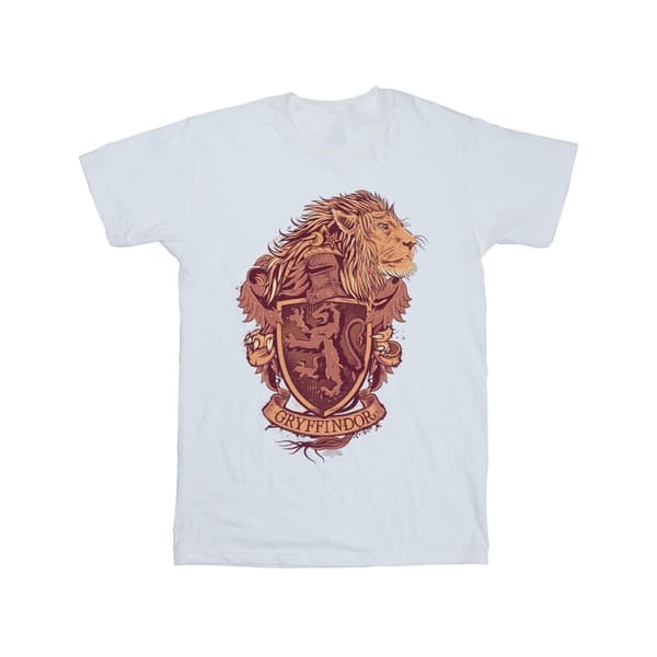 Harry Potter Gryffindor Sketch Crest T-shirt för pojkar