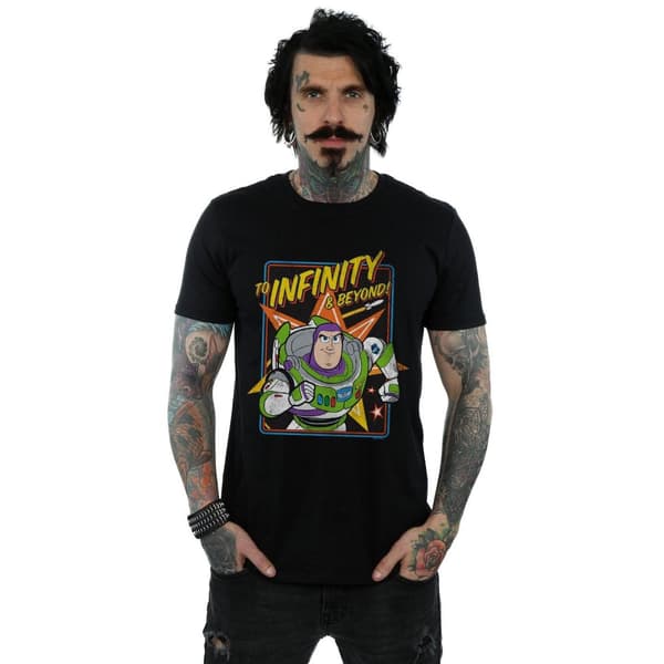 Disney Mens Toy Story 4 Buzz To Infinity T-Shirt