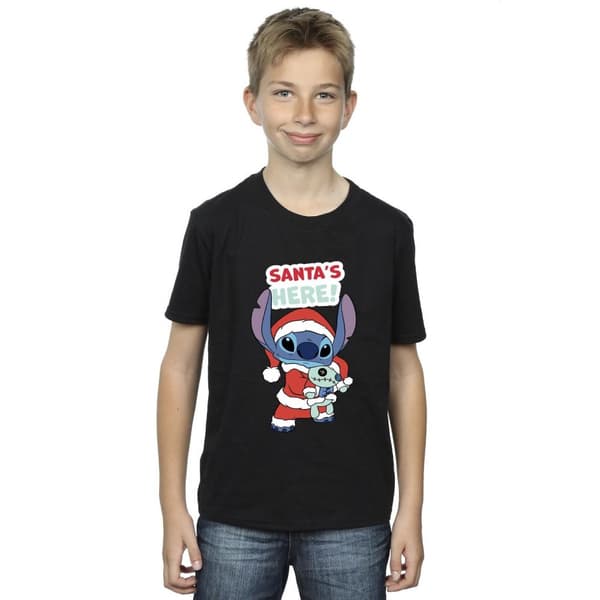 Disney Boys Lilo & Stitch Santa´s Here T-Shirt