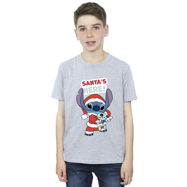 Disney Boys Lilo & Stitch Santa´s Here T-Shirt
