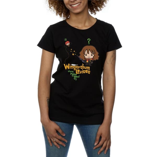 Harry Potter Dam/Hermine Granger Wingardium Leviosa Junior Bomulls-T-shirt