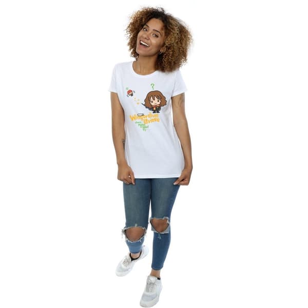 Harry Potter Dam/Hermine Granger Wingardium Leviosa Junior Bomulls-T-shirt
