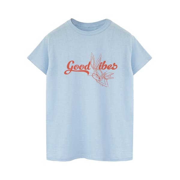 Looney Tunes Mens Bugs Bunny Good Vibes T-Shirt