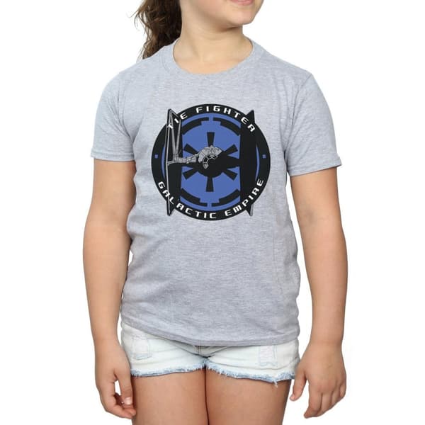 Star Wars Girls TIE Fighter Galactic Empire Cotton T-Shirt