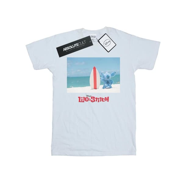 Disney Lilo And Stitch Surf Beach T-shirt i bomull för flickor