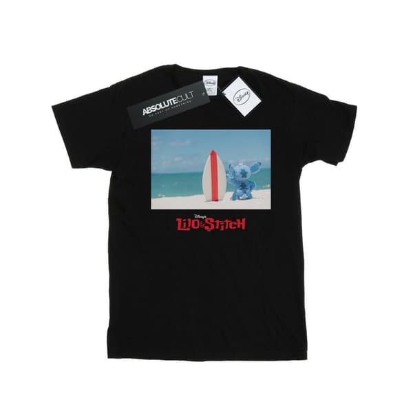 Disney Lilo And Stitch Surf Beach T-shirt i bomull för flickor