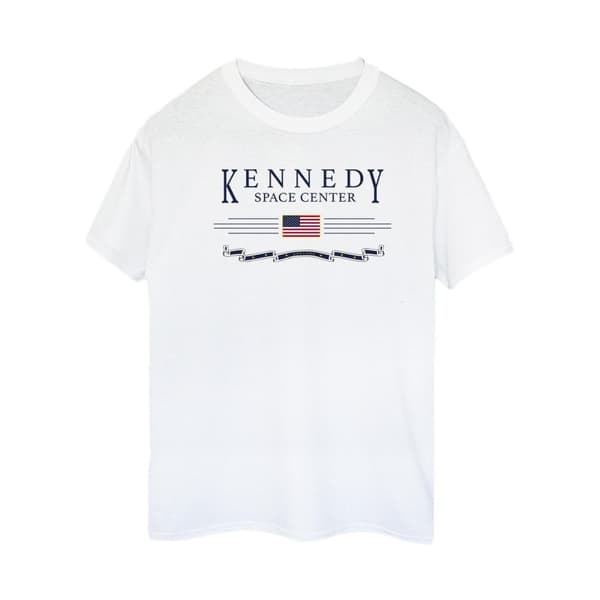 NASA Womens/Ladies Kennedy Space Centre Explore Cotton Boyfriend T-Shirt