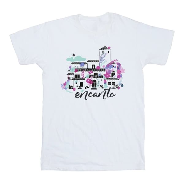 Disney Encanto Casita bomulls-T-shirt för flickor White 3-4 Years