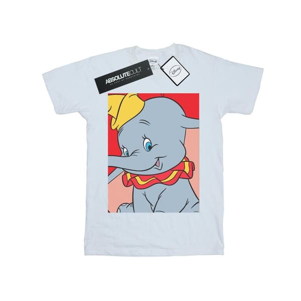 Disney Womens/Ladies Dumbo Portrait Cotton Boyfriend T-Shirt