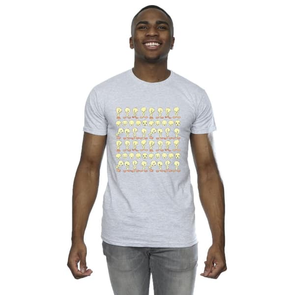 Looney Tunes Mens Tweety Repeat T-Shirt