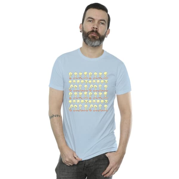 Looney Tunes Mens Tweety Repeat T-Shirt