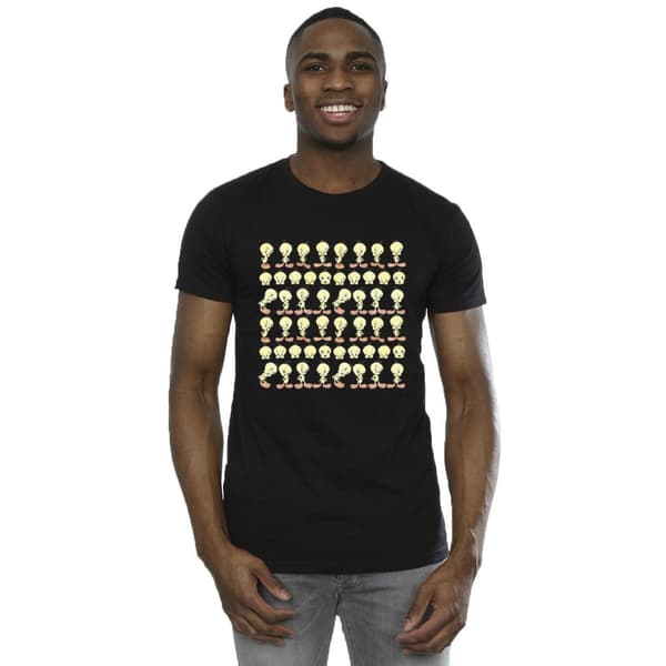 Looney Tunes Mens Tweety Repeat T-Shirt