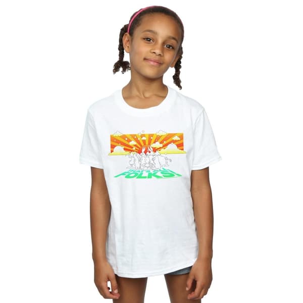 Looney Tunes Girls Group Sunset Cotton T-Shirt