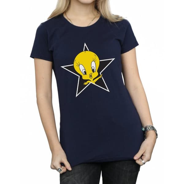 Looney Tunes Dam/Tjej Tweety Pie Star - T-shirt i bomull