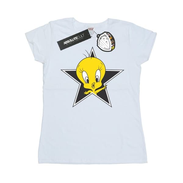 Looney Tunes Dam/Tjej Tweety Pie Star - T-shirt i bomull