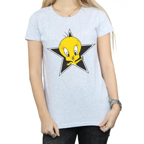 Looney Tunes Womens/Ladies Tweety Pie Star Cotton T-Shirt