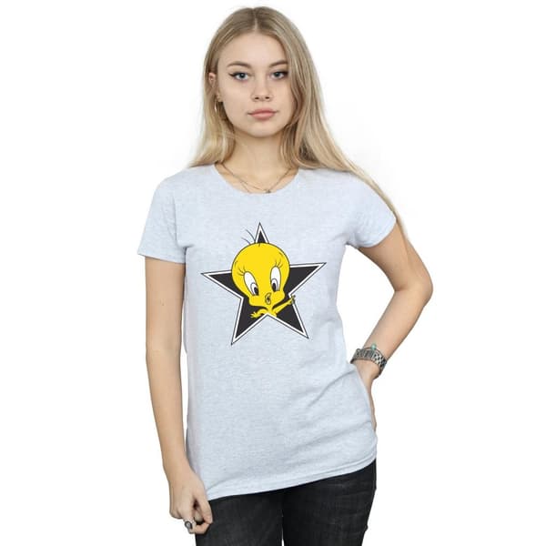 Looney Tunes Womens/Ladies Tweety Pie Star Cotton T-Shirt