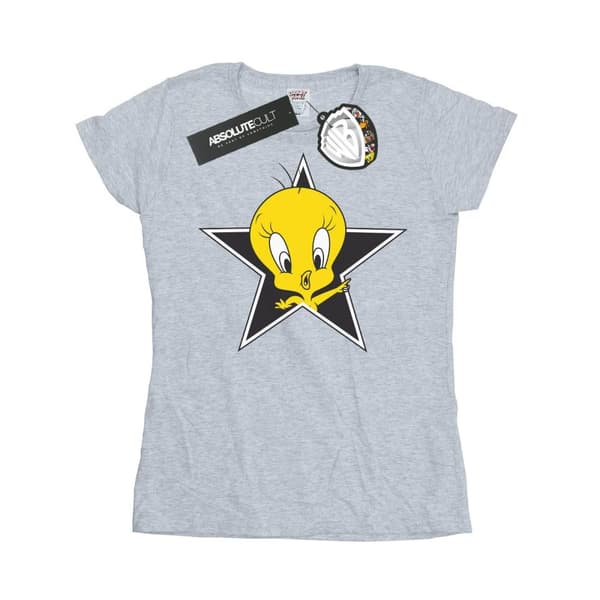 Looney Tunes Womens/Ladies Tweety Pie Star Cotton T-Shirt