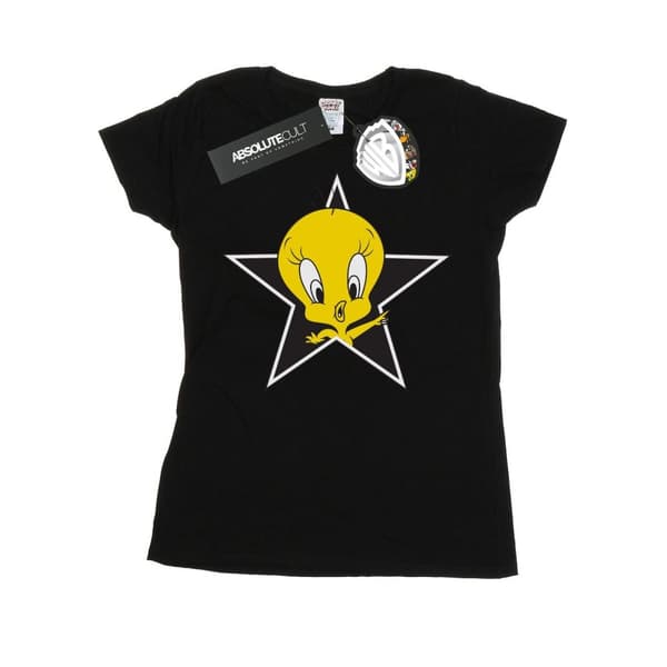 Looney Tunes Dam/Tjej Tweety Pie Star - T-shirt i bomull